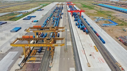 創新高！我國最大陸路口岸鐵路半年貨運進出口量突破1000萬噸